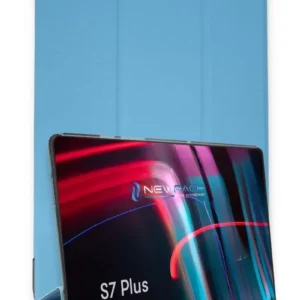 Newface Samsung Galaxy T970 Tab S7 Plus 12.4 Kılıf Tablet Smart Kılıf - Mavi