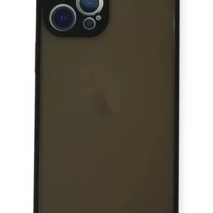 Newface İphone 12 Pro Kılıf Montreal Silikon Kapak - Siyah