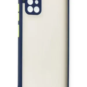 Newface Samsung Galaxy A71 Kılıf Montreal Silikon Kapak - Lacivert