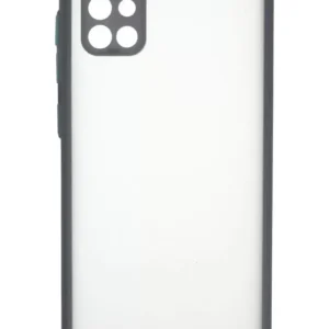 Newface Samsung Galaxy A71 Kılıf Montreal Silikon Kapak - Gri