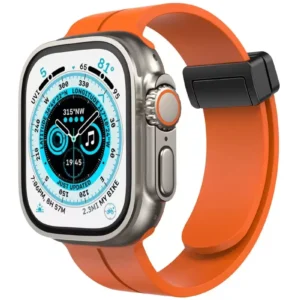 Newface Apple Watch 38mm Kr412 Elegance Stylısh Kordon - Turuncu