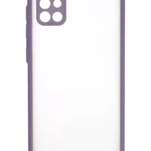 Newface Samsung Galaxy A71 Kılıf Montreal Silikon Kapak - Mor