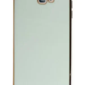 Newface Samsung Galaxy J7 Prime Kılıf Volet Silikon - Açık Yeşil