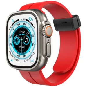 Newface Apple Watch 38mm Kr412 Elegance Stylısh Kordon - Kırmızı