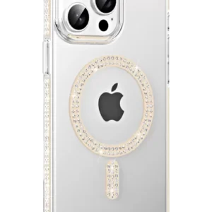 Joko Apple İphone 14 Pro Max Move Taşlı Magsafe Kapak - Pembe