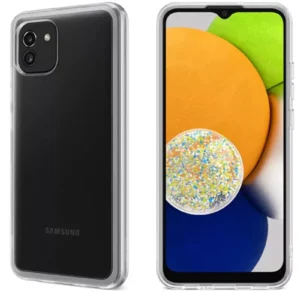 Newface Samsung Galaxy A03 Kılıf Lüx Şeffaf Silikon