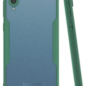 Newface Samsung Galaxy A02 Kılıf Platin Silikon - Yeşil