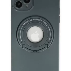 Newface İphone 12 Pro Kılıf Lukka Magneticsafe Kapak - Koyu Yeşil