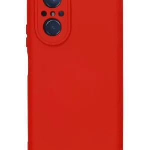 Newface Huawei Nova 9 Se Kılıf Nano İçi Kadife Silikon - Kırmızı