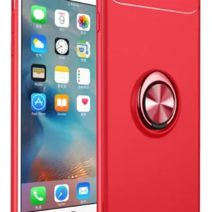 Newface İphone 6 Kılıf Range Yüzüklü Silikon - Kırmızı