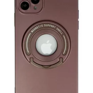 Newface İphone 12 Pro Kılıf Lukka Magneticsafe Kapak - Kahverengi