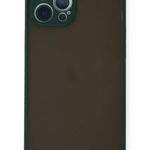 Newface İphone 12 Pro Max Kılıf Montreal Silikon Kapak - Yeşil