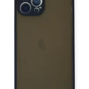 Newface İphone 12 Pro Max Kılıf Montreal Silikon Kapak - Lacivert