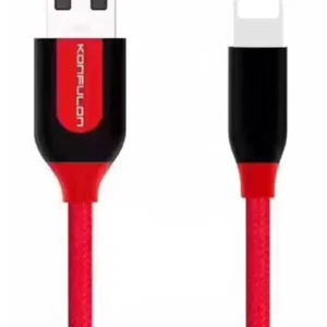 Konfulon S51 Lightning Kablo İphone Uyumlu 1m 3a - Kırmızı