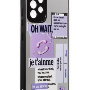 Newface Samsung Galaxy A52 Kılıf Mirror Desenli Kapak - Mirror - 4