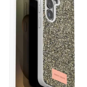 Onegif Samsung Galaxy S26 Plus Bright Simli Kapak - Gold