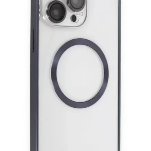 Joko İphone 15 Pro Max Kılıf Metal Bumper Magneticsafe Kapak - Lacivert