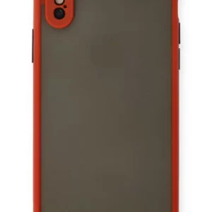 Newface İphone X Kılıf Montreal Silikon Kapak - Kırmızı