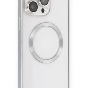Joko İphone 15 Pro Max Kılıf Metal Bumper Magneticsafe Kapak - Gri