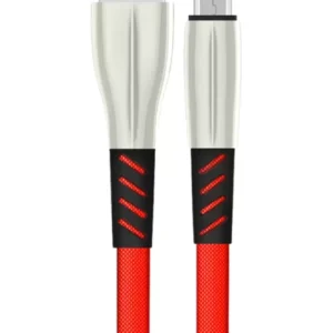 Konfulon S88 Metal Uçlu Micro Usb Kablo 1m 2.4a - Kırmızı