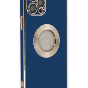 Newface İphone 12 Pro Kılıf Store Silikon - Mavi