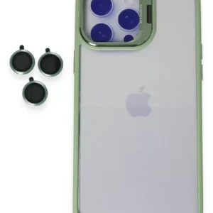 Joko İphone 14 Pro Kılıf Roblox Lens Standlı Kapak - Yeşil