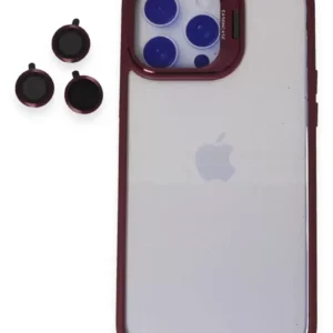 Joko İphone 14 Pro Kılıf Roblox Lens Standlı Kapak - Bordo