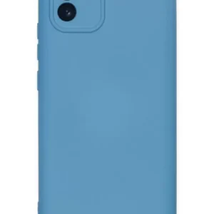 Newface Samsung Galaxy A03 Kılıf Nano İçi Kadife Silikon - Mavi