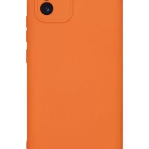 Newface Samsung Galaxy A03 Kılıf Nano İçi Kadife Silikon - Turuncu