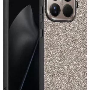 Onegif Xiaomi Mi 15t Pro Bright Simli Kapak - Gümüş