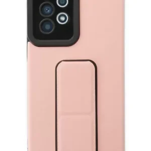 Newface Samsung Galaxy A33 5g Kılıf Mega Standlı Silikon - Pudra