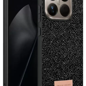 Onegif Xiaomi Mi 15t Pro Bright Simli Kapak - Siyah