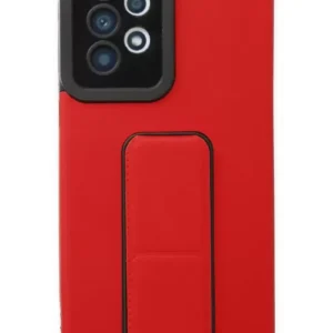 Newface Samsung Galaxy A33 5g Kılıf Mega Standlı Silikon - Kırmızı