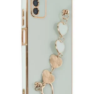 Newface Samsung Galaxy A03s Kılıf Esila Silikon - Su Yeşili