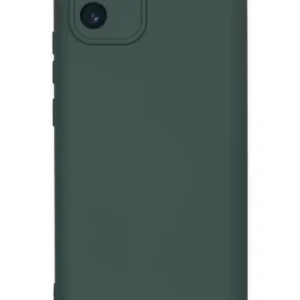 Newface Samsung Galaxy A03 Kılıf Nano İçi Kadife Silikon - Koyu Yeşil