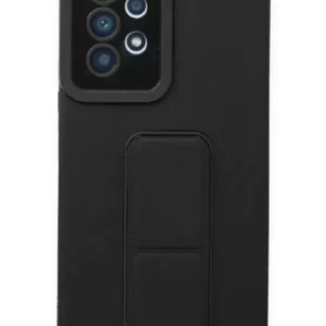 Newface Samsung Galaxy A53 5g Kılıf Mega Standlı Silikon - Siyah