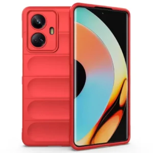 Newface Realme 10 Pro 5g Kılıf Optimum Silikon - Kırmızı
