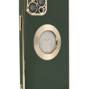 Newface İphone 12 Pro Max Kılıf Store Silikon - Yeşil