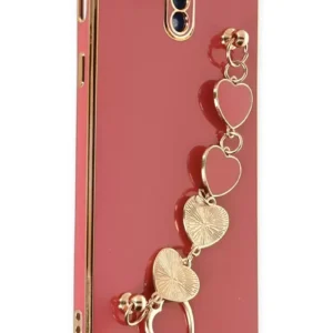 Newface Samsung Galaxy J7 Pro / J730 Kılıf Esila Silikon - Kırmızı