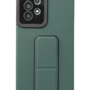 Newface Samsung Galaxy A53 5g Kılıf Mega Standlı Silikon - Yeşil