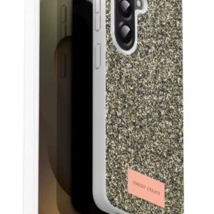 Onegif Samsung Galaxy A17 5g Bright Simli Kapak - Gold