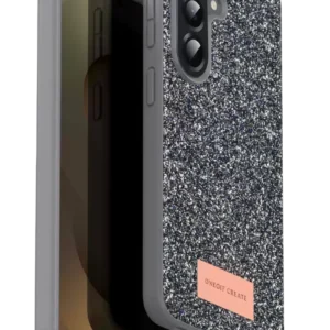 Onegif Samsung Galaxy A17 5g Bright Simli Kapak - Gümüş