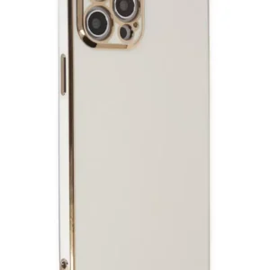 Newface İphone 12 Pro Max Kılıf Volet Silikon - Beyaz