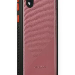 Newface Samsung Galaxy A01 Core Kılıf Miami Şeffaf Silikon - Siyah