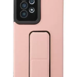 Newface Samsung Galaxy A53 5g Kılıf Mega Standlı Silikon - Pudra