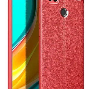 Newface Xiaomi Redmi 9c Kılıf Auto Focus Kapak - Kırmızı