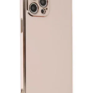 Newface İphone 12 Pro Max Kılıf Volet Silikon - Pembe