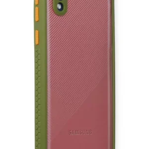 Newface Samsung Galaxy A01 Core Kılıf Miami Şeffaf Silikon - Yeşil