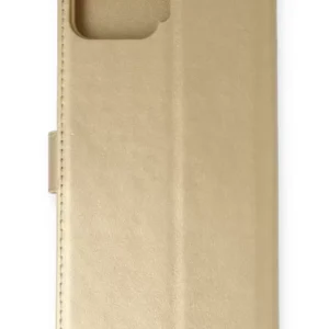 Newface Oppo A73 Kılıf Trend S Plus Kapaklı Kılıf - Gold