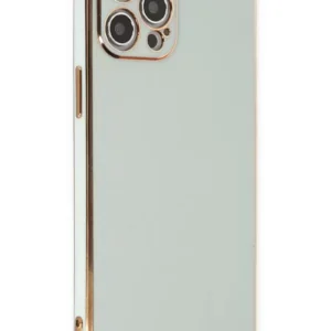 Newface İphone 12 Pro Max Kılıf Volet Silikon - Açık Yeşil